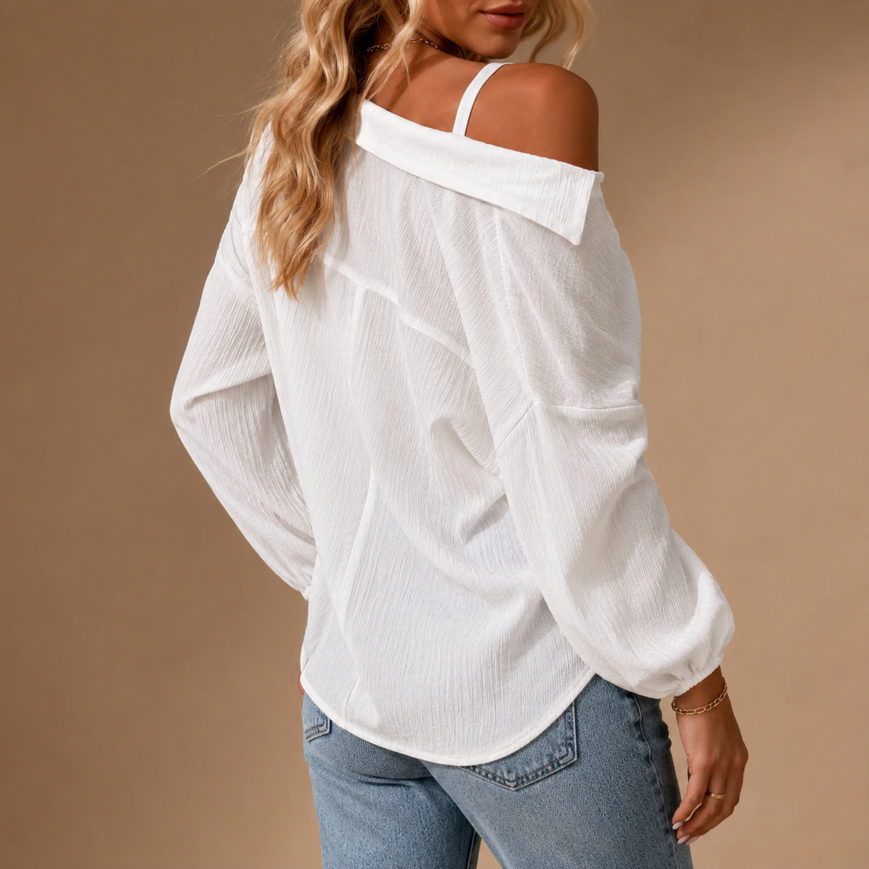 SHEENA | Off-Shoulder Shirt