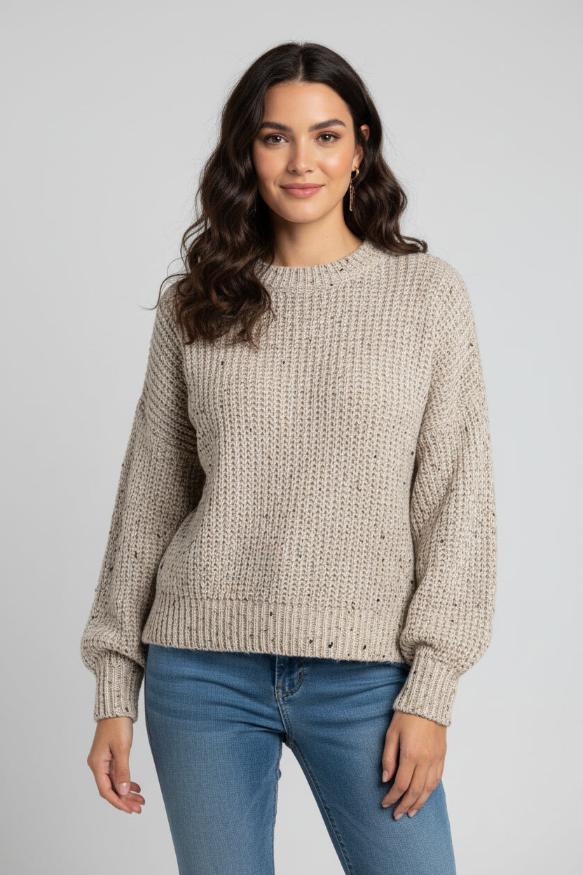 KRISSA | Cozy Retro Knit Sweater