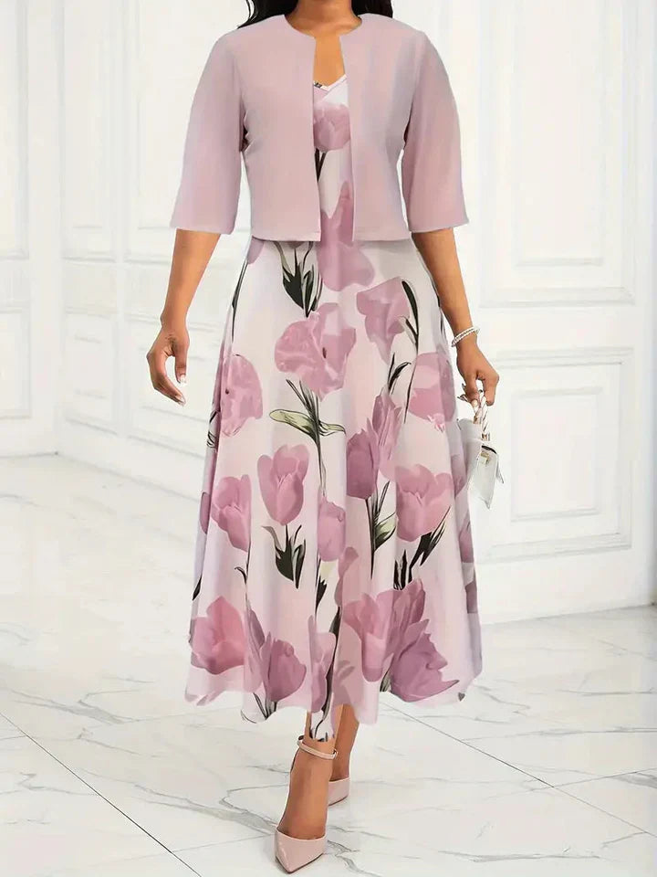 ISABELLE | Elegant Two-Piece Floral Set