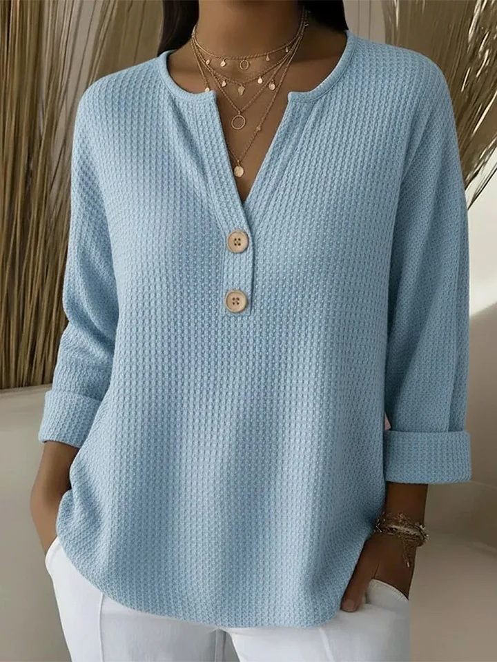 FELICE | V-Neck Polo Sweater