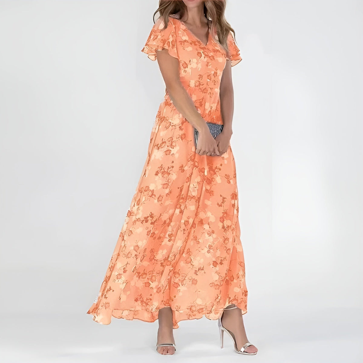 CHERRY | Floral Maxi Dress