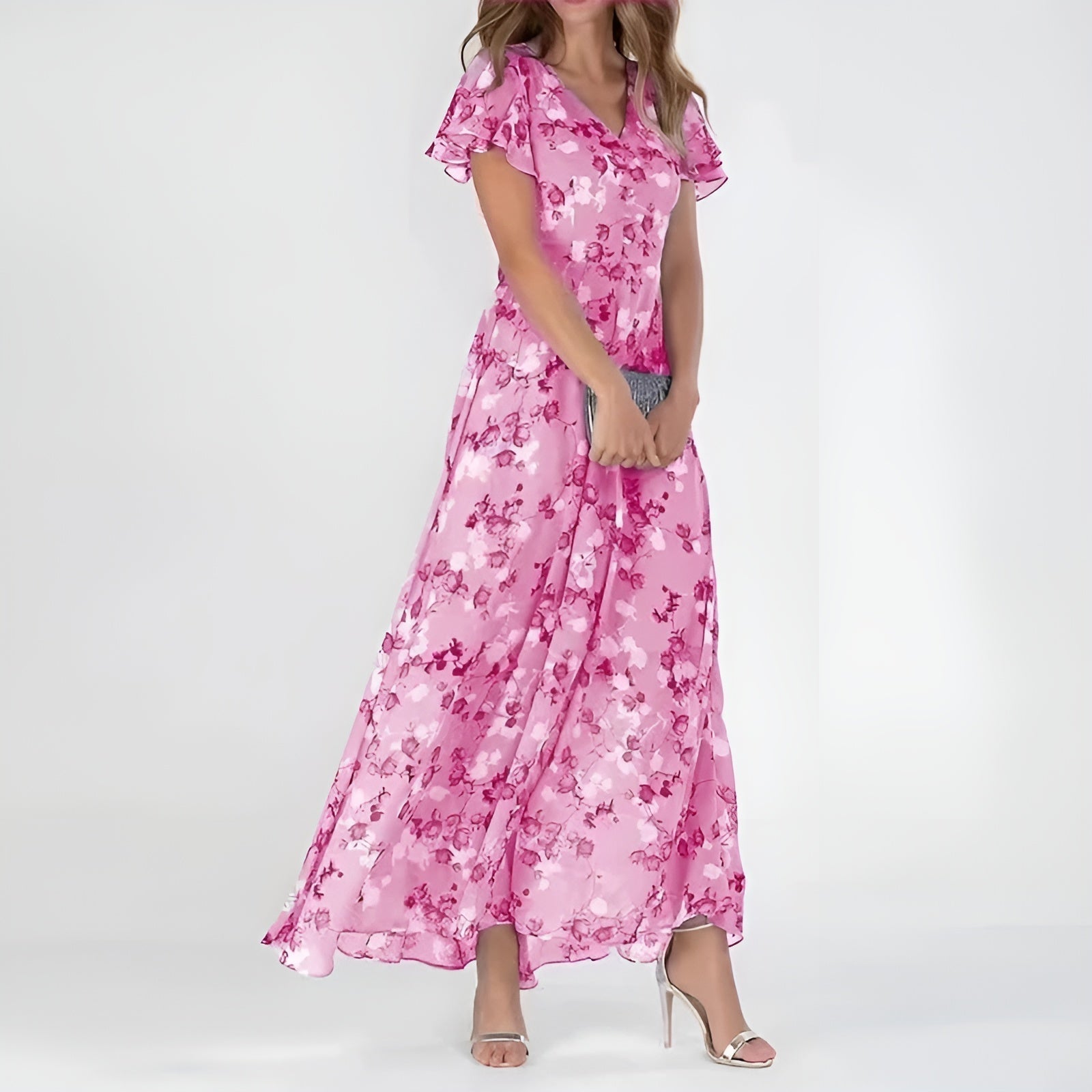 CHERRY | Floral Maxi Dress