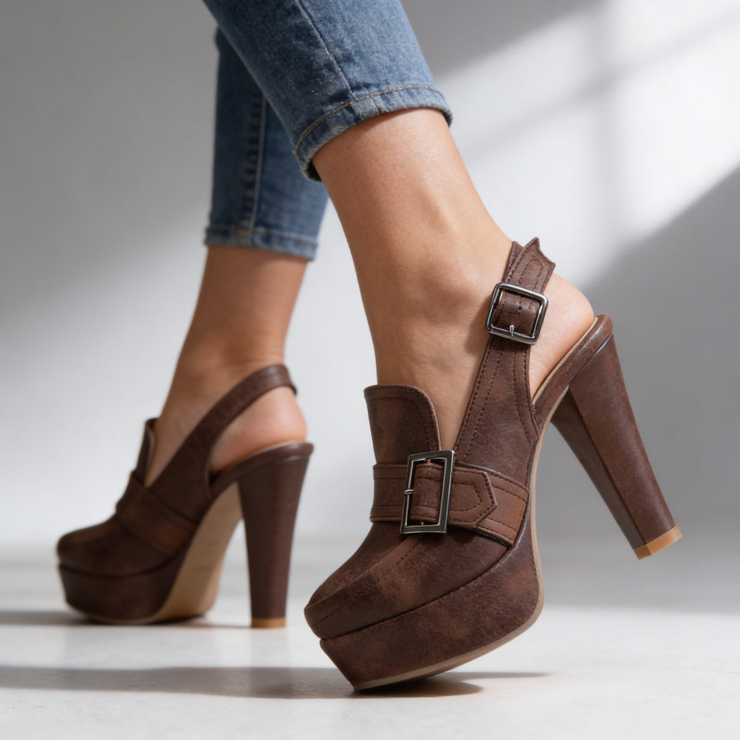 DIVA | Slingback Block Heels