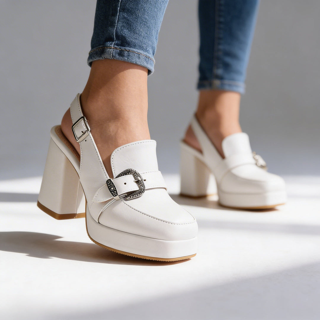 PIPPA | Slingback Block Heels