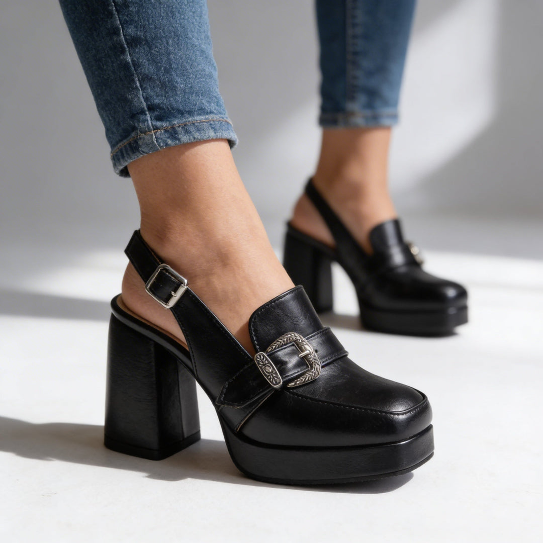 PIPPA | Slingback Block Heels