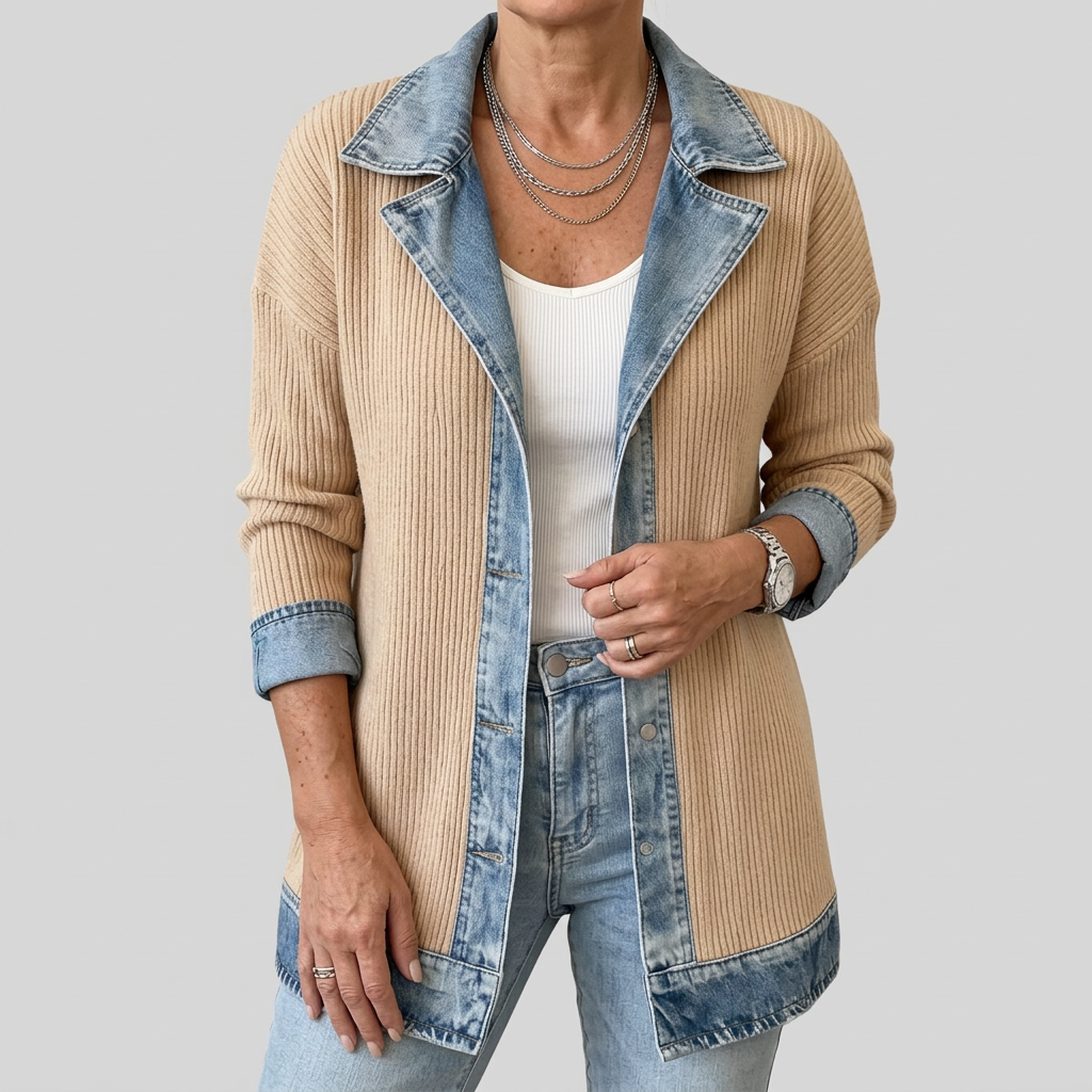 ZOE | Mixed Texture Statement Jacket