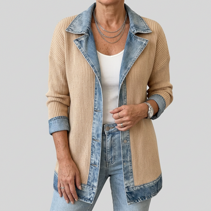 ZOE | Mixed Texture Statement Jacket