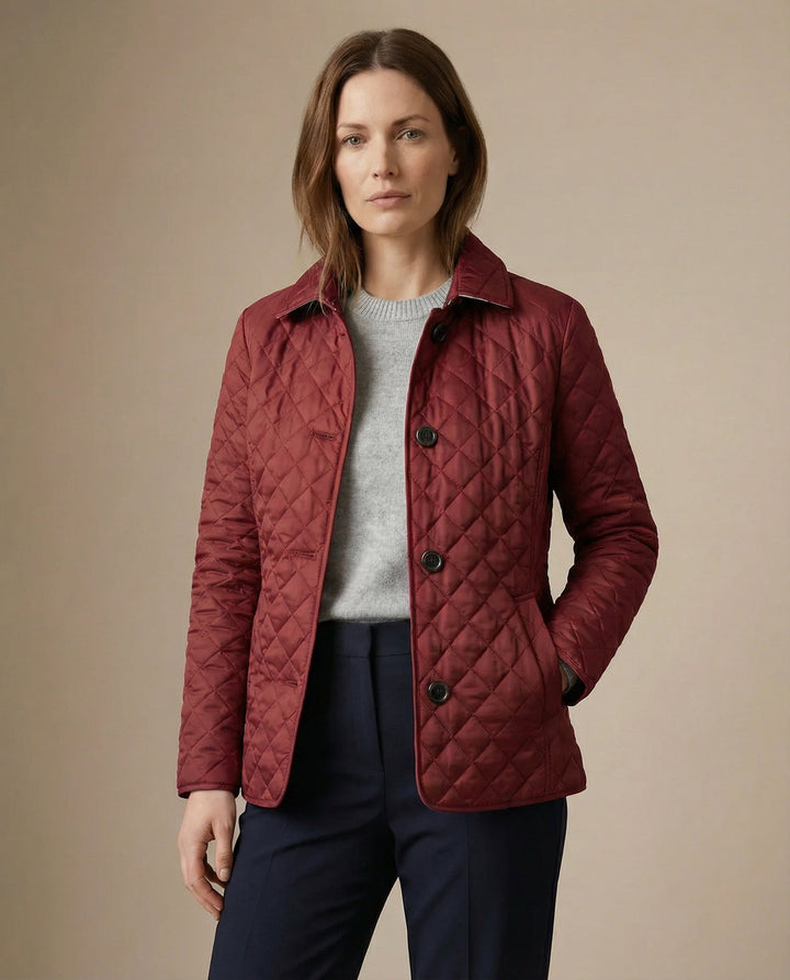 BIANCE | Quilted Button-Up Jacket