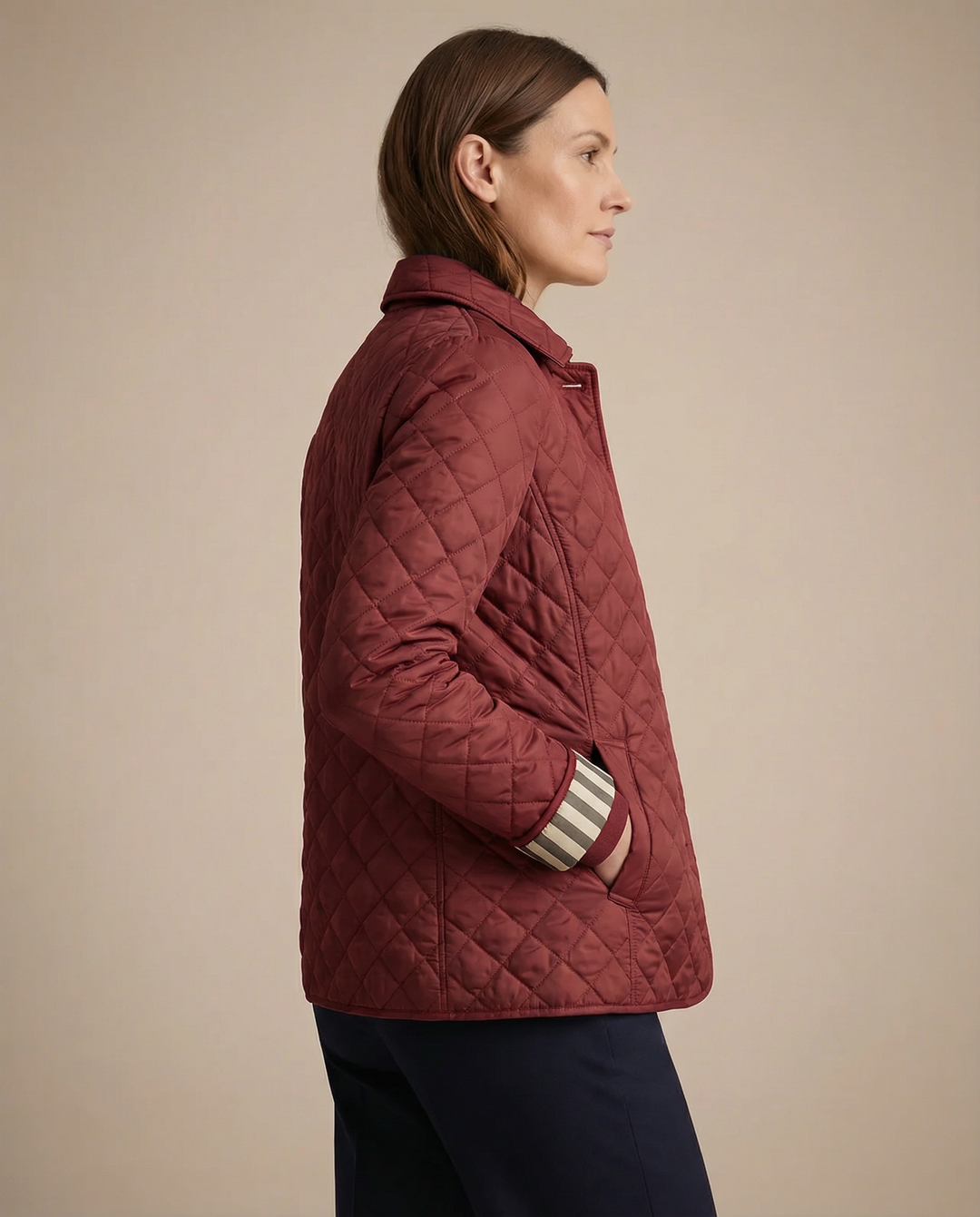 BIANCE | Quilted Button-Up Jacket