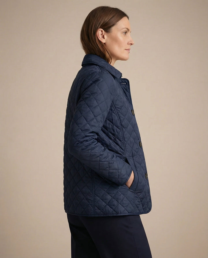 BIANCE | Quilted Button-Up Jacket