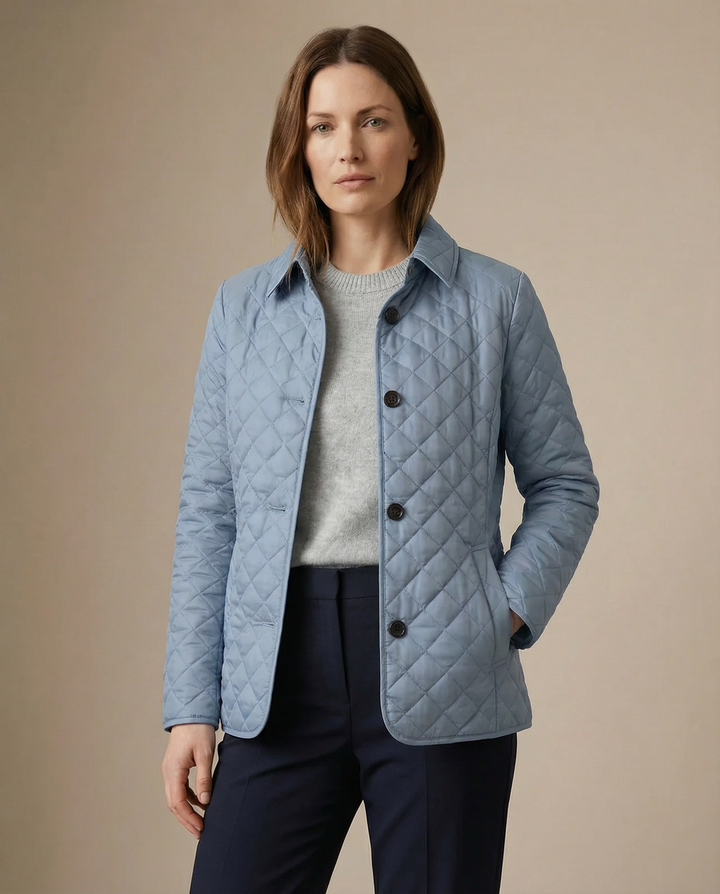 BIANCE | Quilted Button-Up Jacket