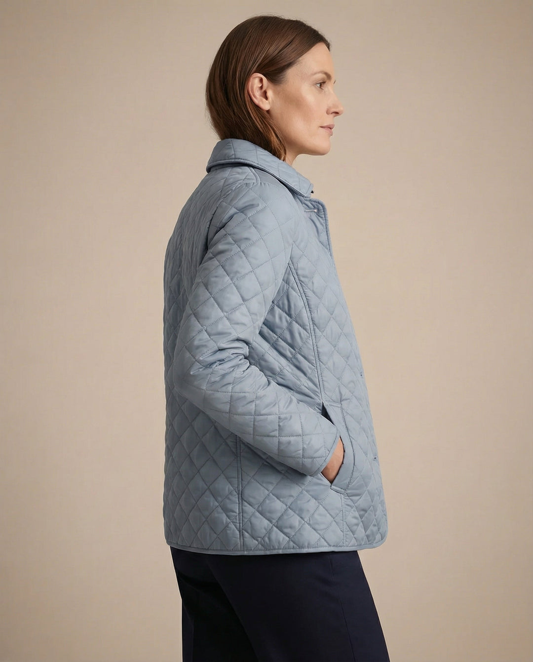 BIANCE | Quilted Button-Up Jacket