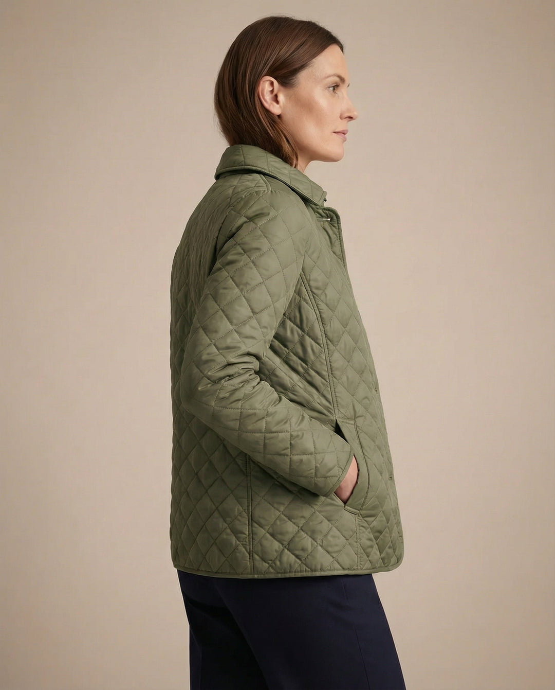 BIANCE | Quilted Button-Up Jacket