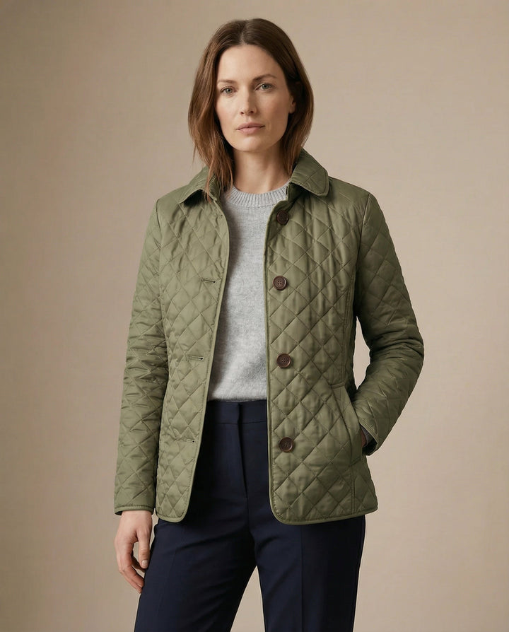 BIANCE | Quilted Button-Up Jacket