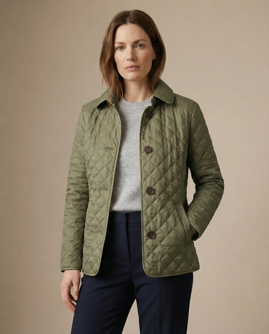 BIANCE | Quilted Button-Up Jacket