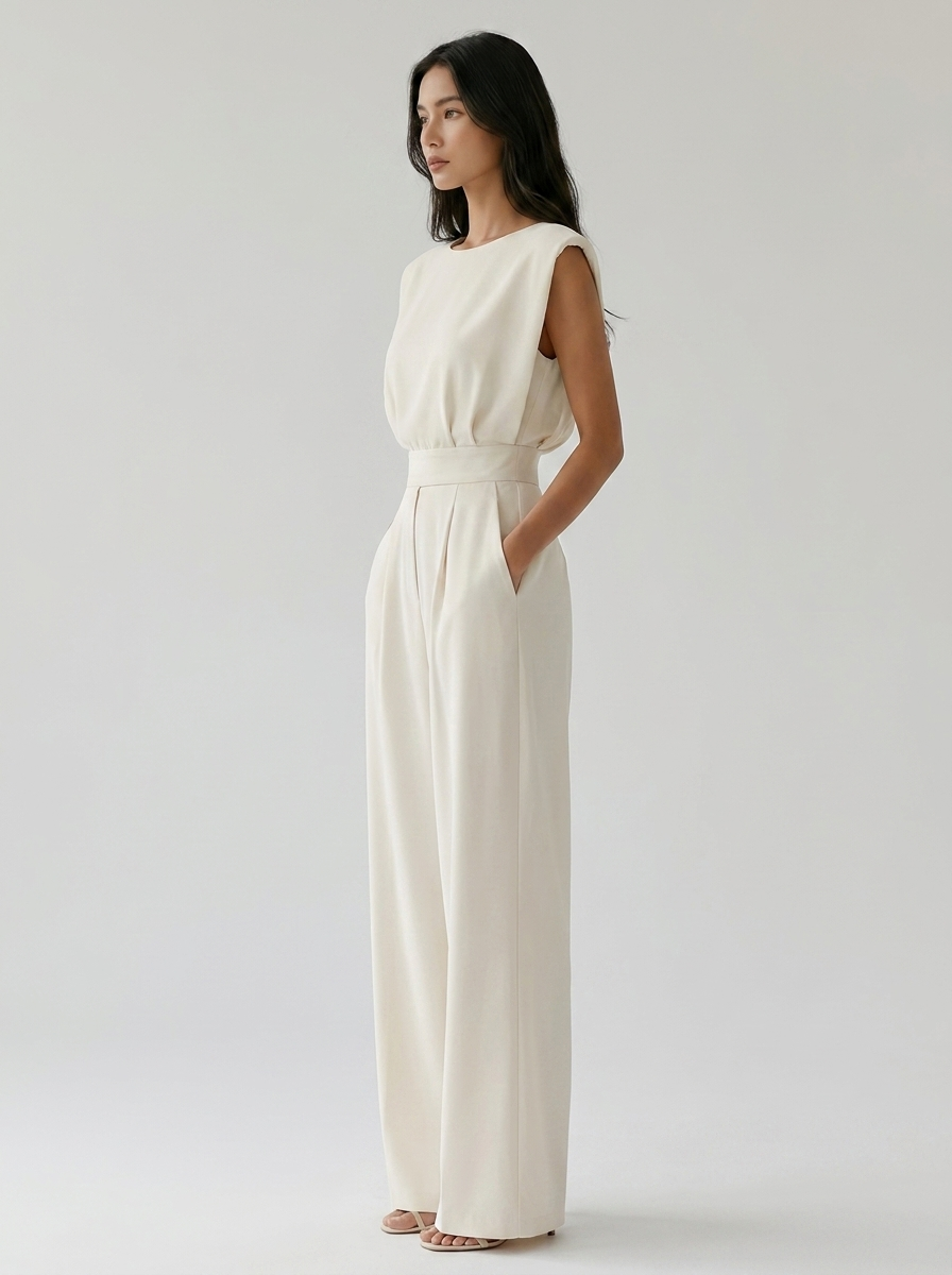 MATINA | Soft-Touch Cotton Jumpsuit