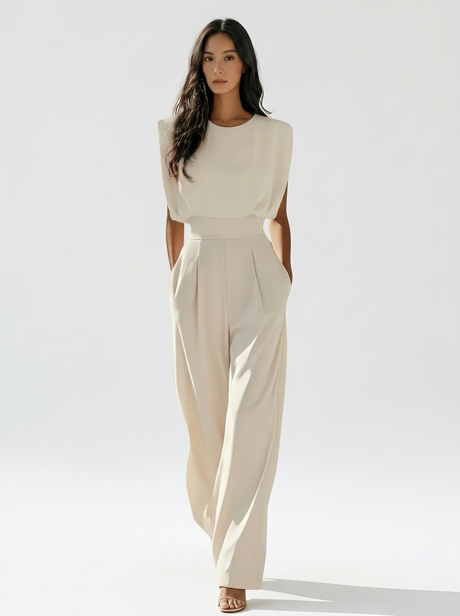 MATINA | Soft-Touch Cotton Jumpsuit