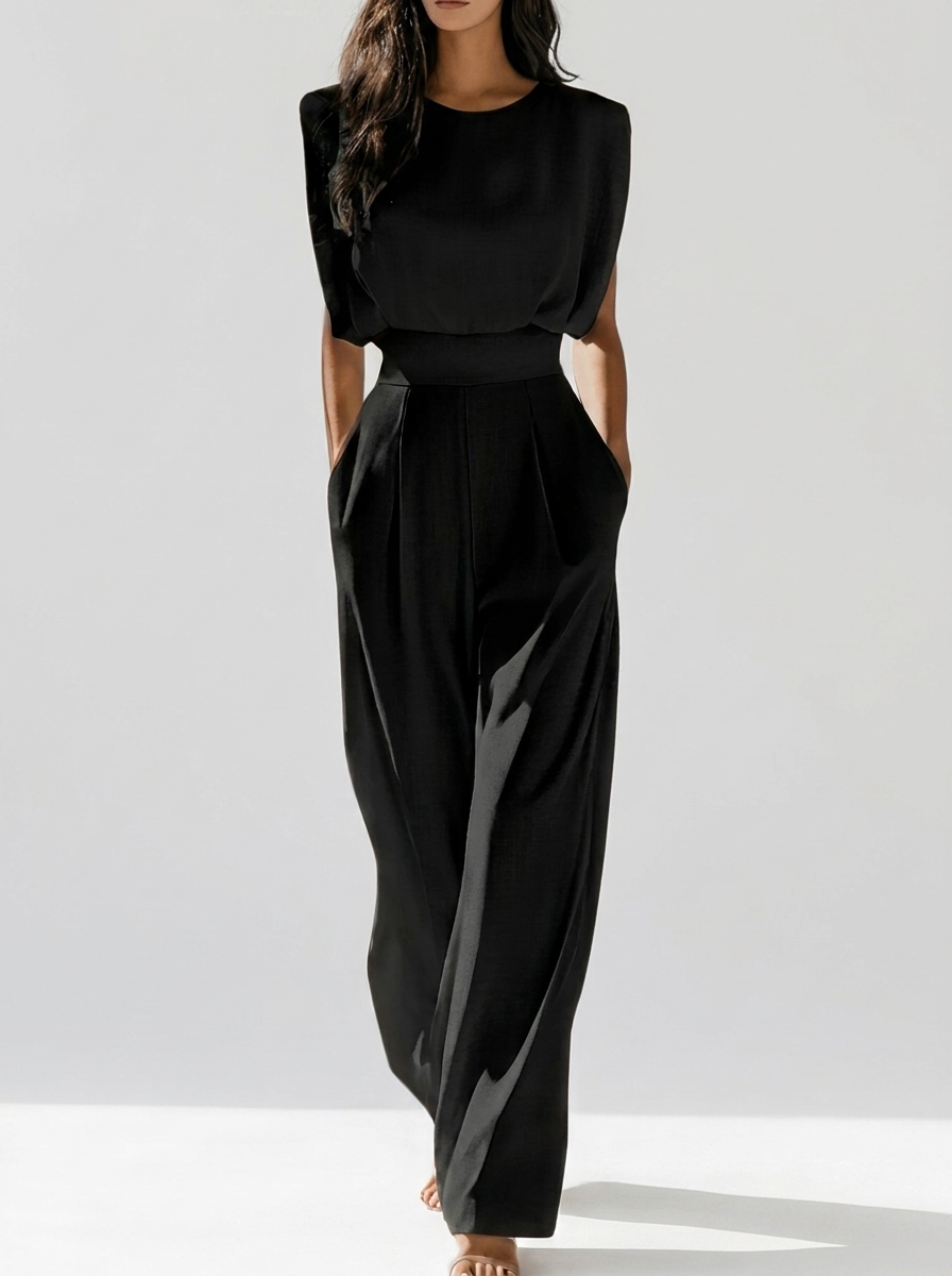 MATINA | Soft-Touch Cotton Jumpsuit