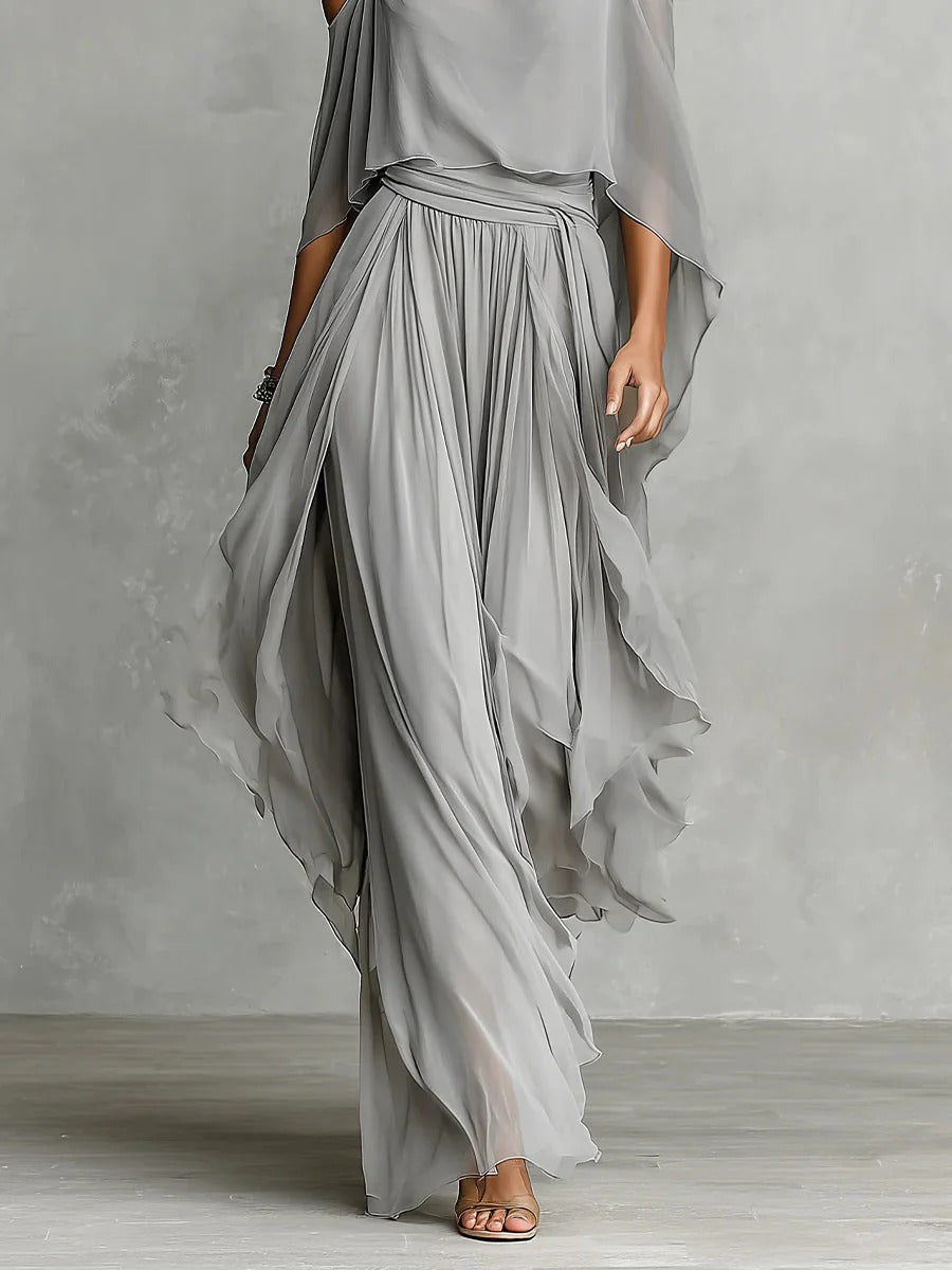 DHELIA | Off-Shoulder Two-Piece Set