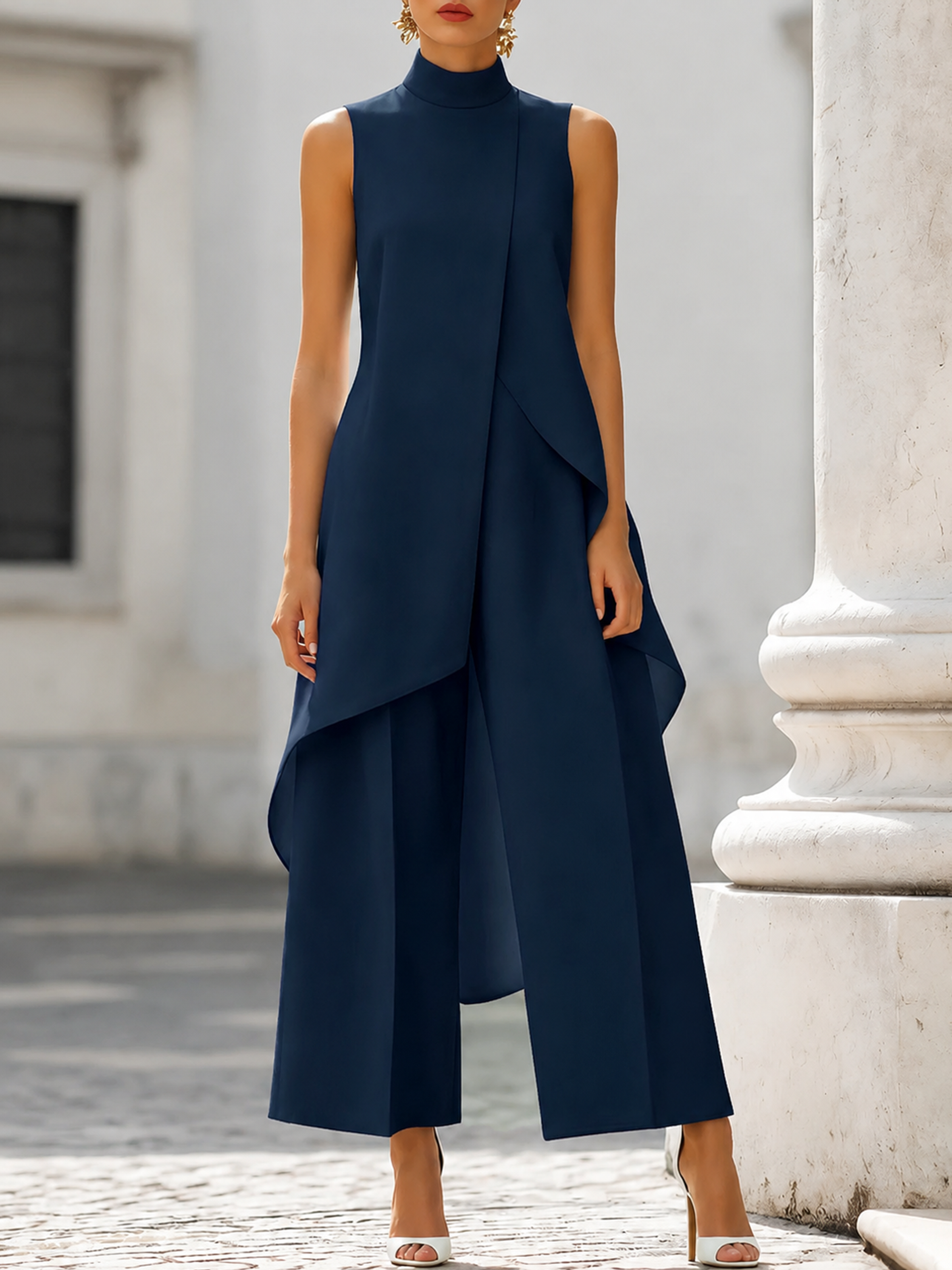 LINNA | Elegant Wide-Leg Jumpsuit