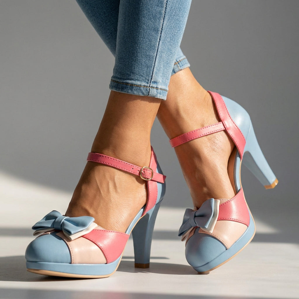 LEYLAH | Bow Tie Heels