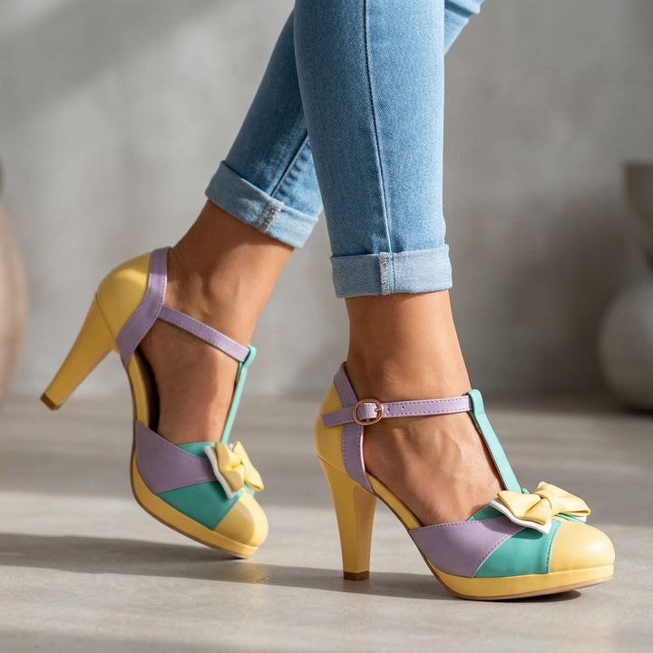 LEYLAH | Bow Tie Heels