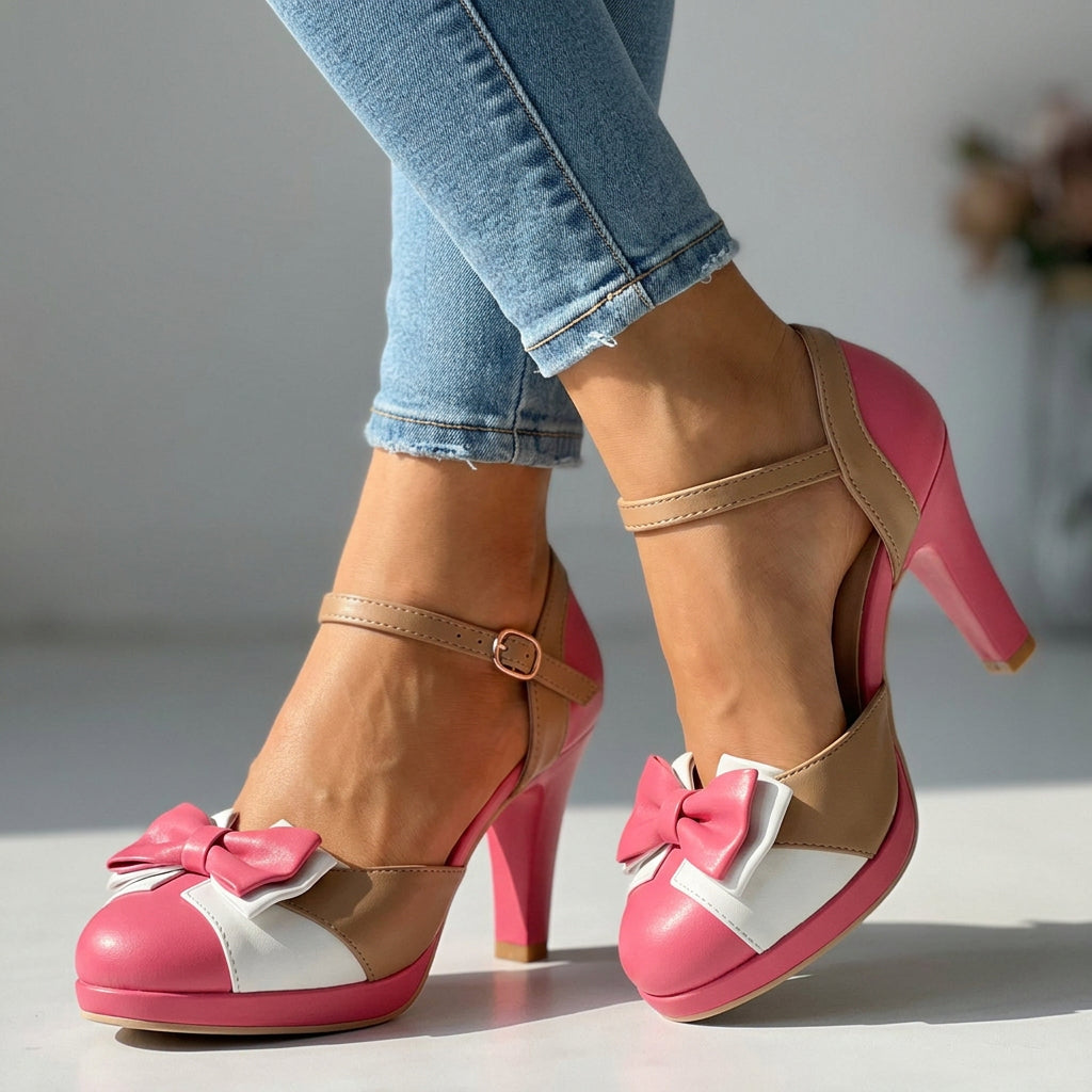 LEYLAH | Bow Tie Heels