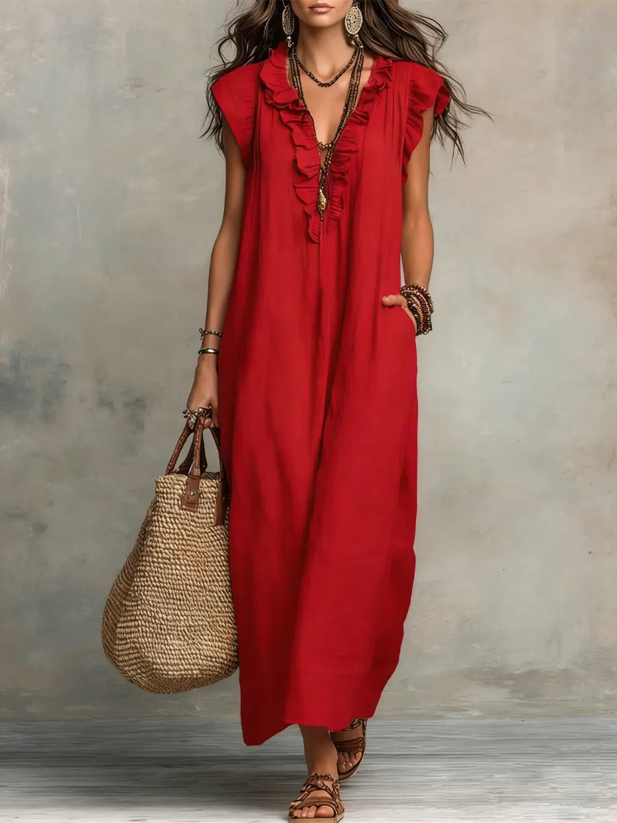 CAMELLIA | Bohemian Maxi Dress