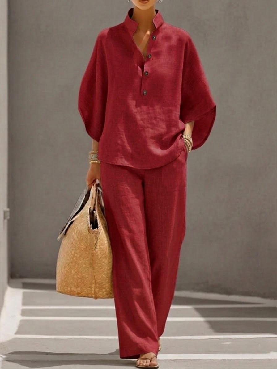 HARPER | Wide-Leg Casual Set