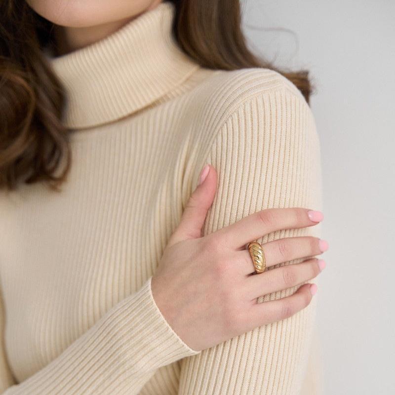 MAEVA | Ribbed Turtleneck Sweater