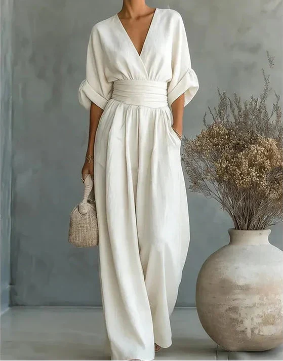 ÉLISE | Elegant Flowing Jumpsuit