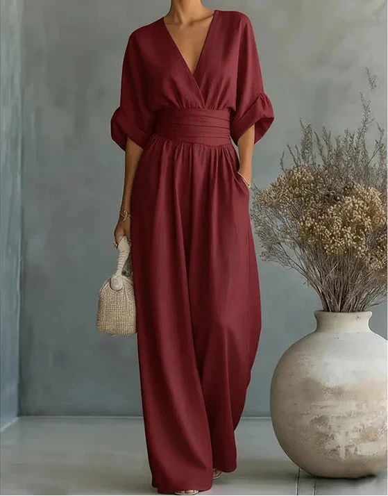 ÉLISE | Elegant Flowing Jumpsuit