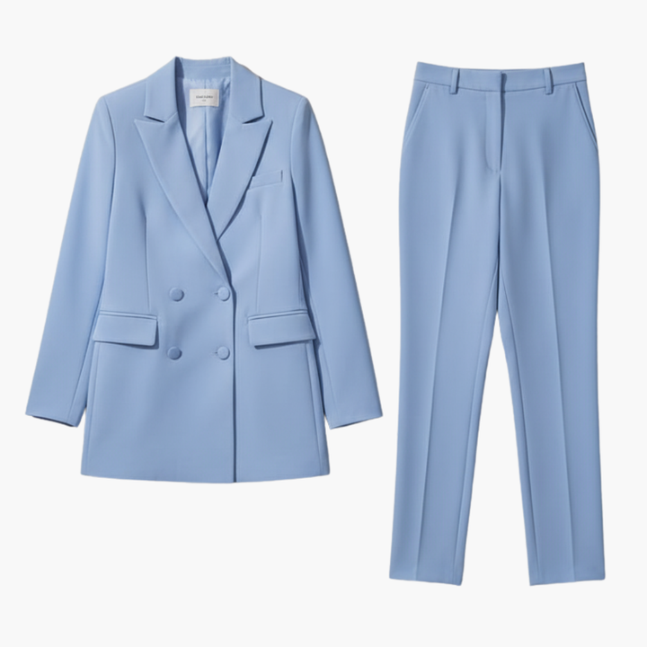 VIOLA | Women's Blazer Suit Set Double Breasted