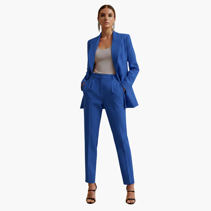 VIOLA | Women's Blazer Suit Set Double Breasted