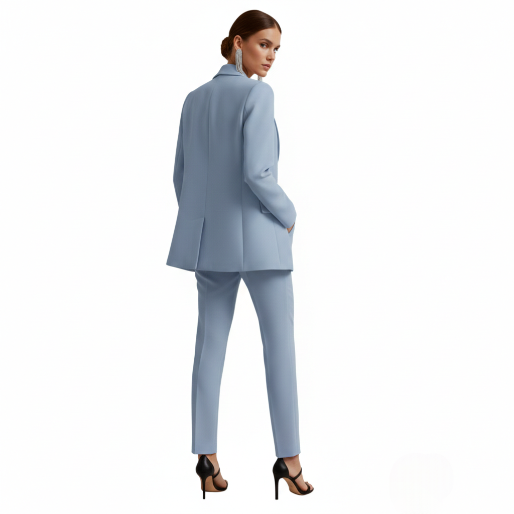 VIOLA | Women's Blazer Suit Set Double Breasted