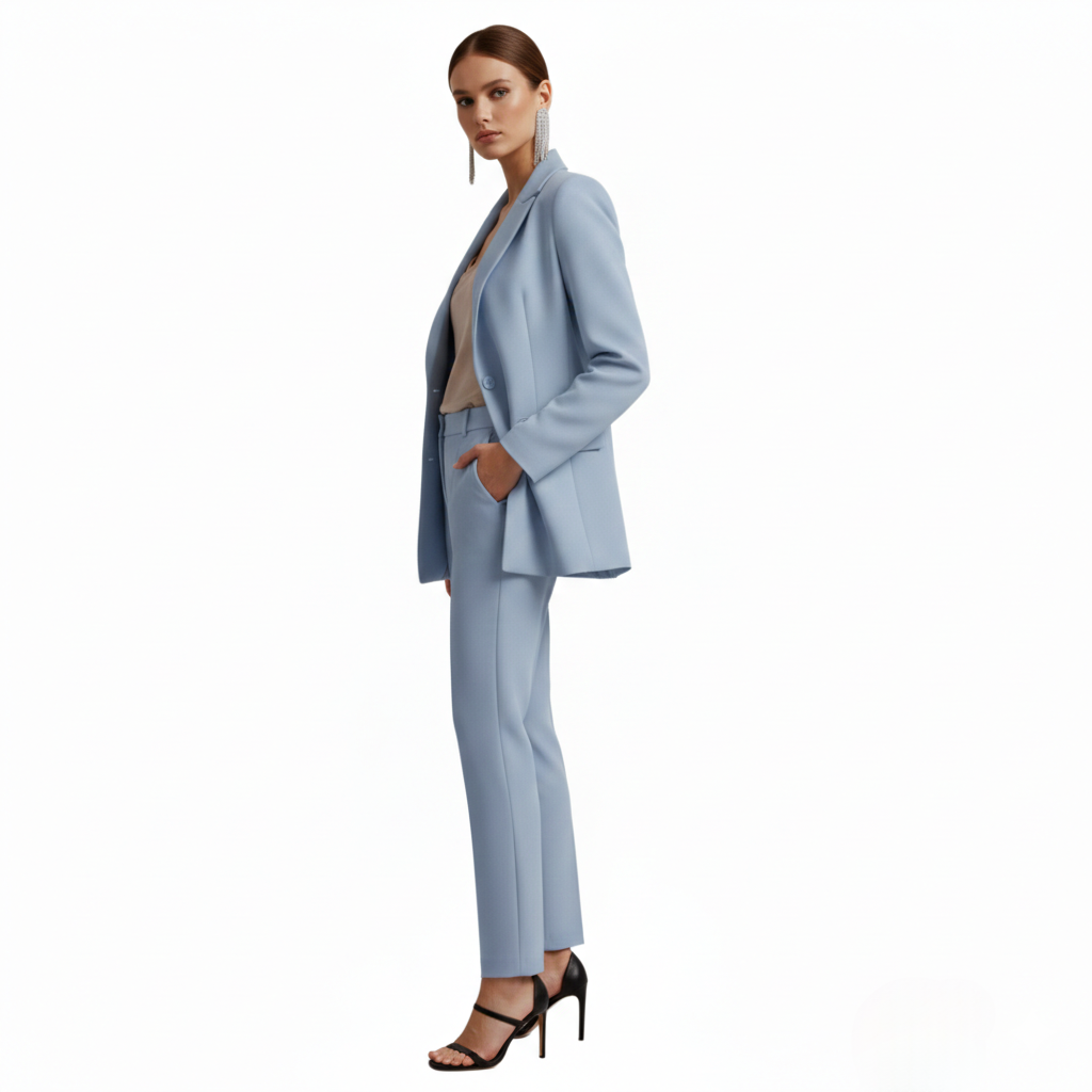 VIOLA | Women's Blazer Suit Set Double Breasted