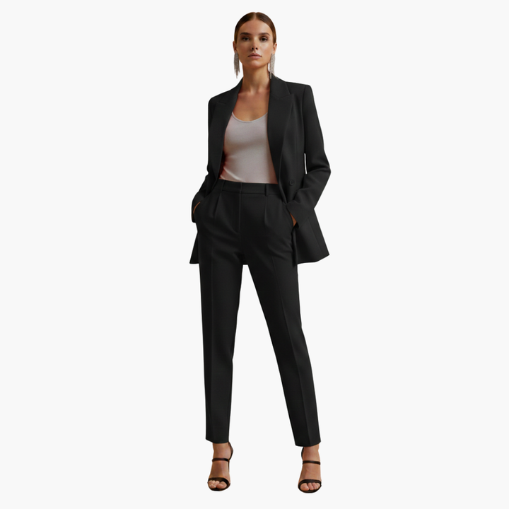 VIOLA | Women's Blazer Suit Set Double Breasted
