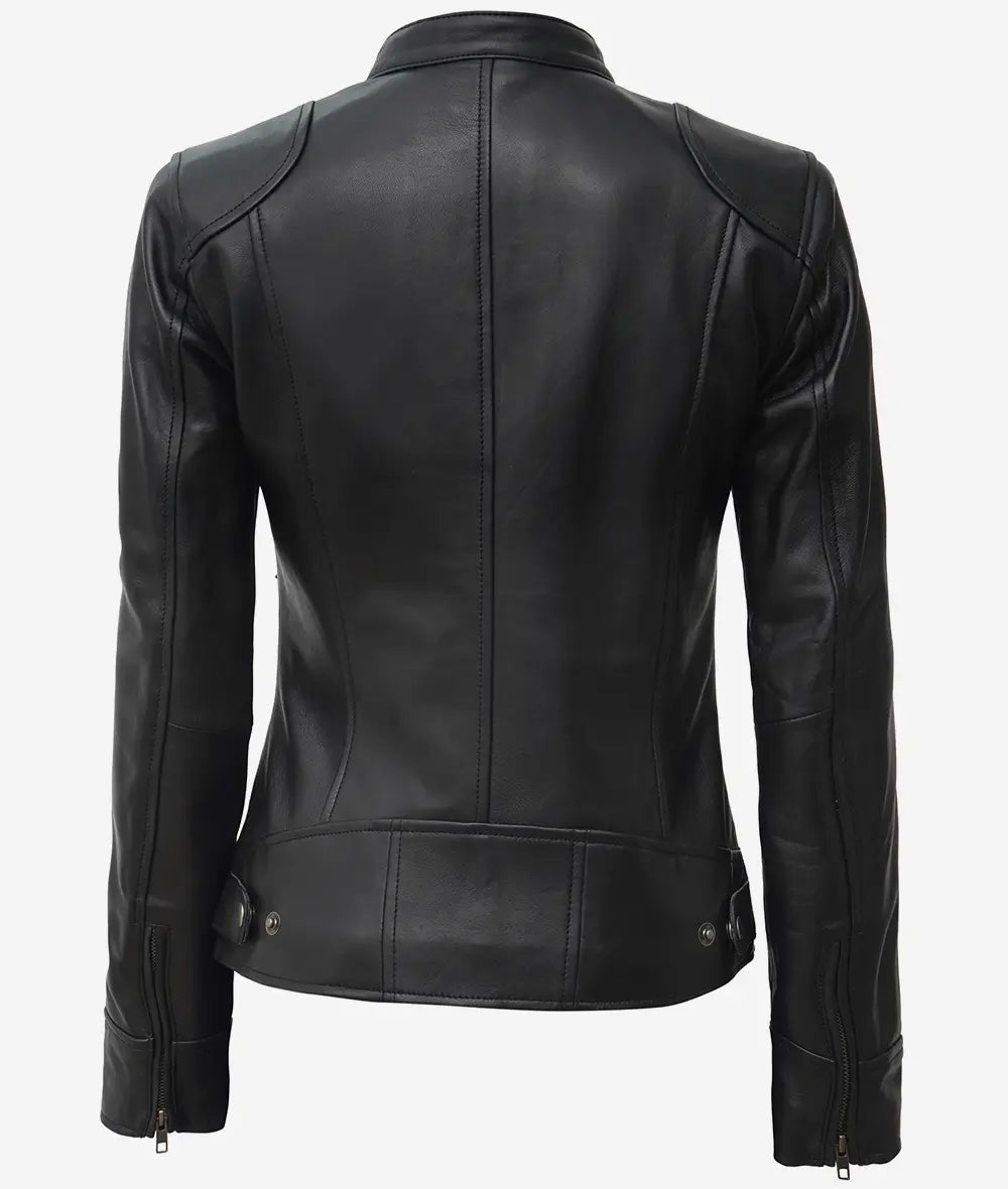 CAMELIA | Black Biker Style Jacket