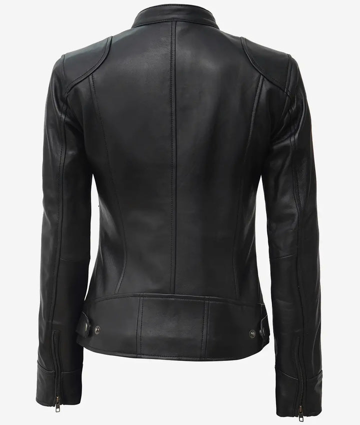 CAMELIA | Black Biker Style Jacket